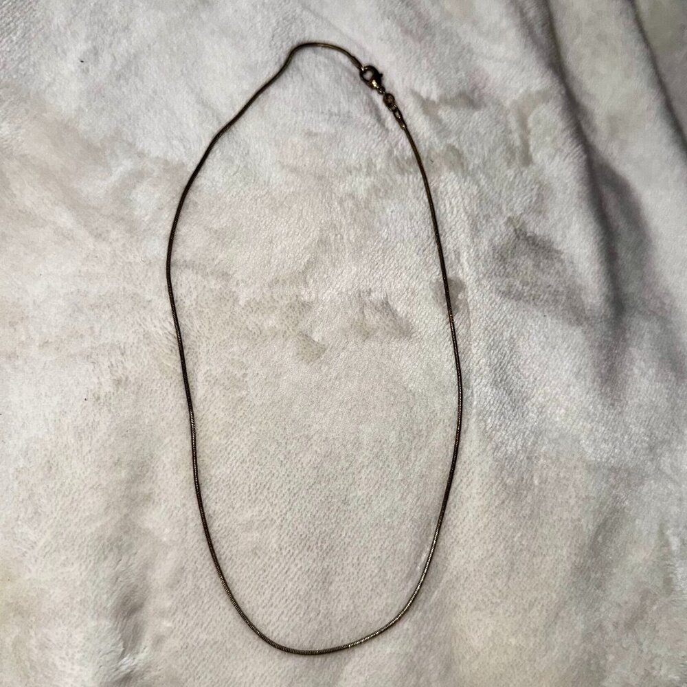 💿 Sterling Silver Chain Necklace • 18” Smooth & Sleek • Minimalist Style